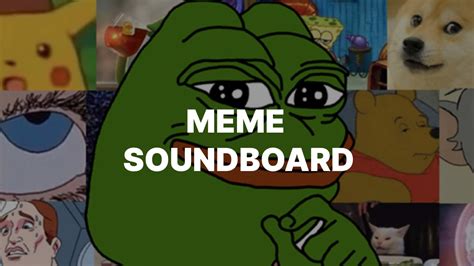 Meme Soundboard: MP3 Memes Sound Effects Buttons